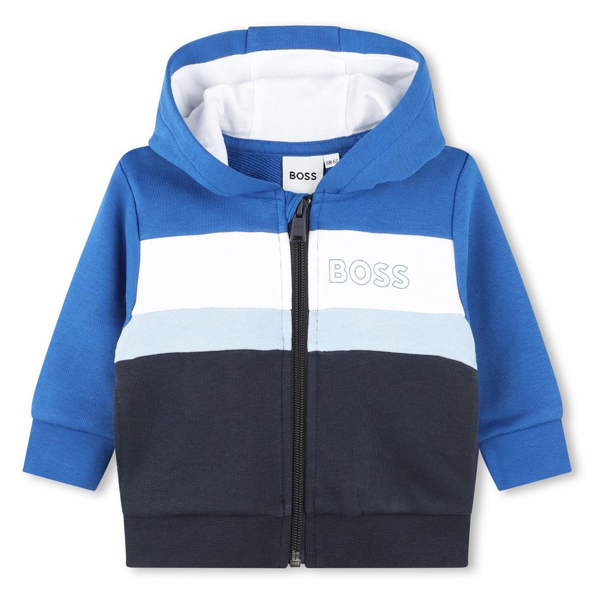 Baby Boys Blue Zip-Up Top