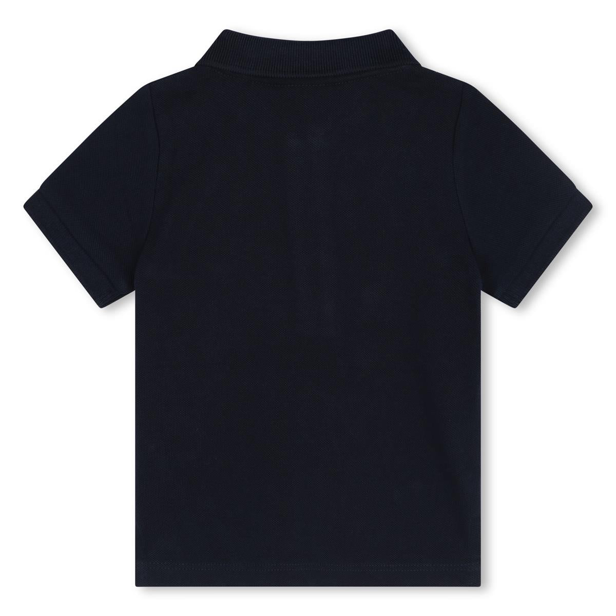 Baby Boys Navy Cotton Polo Shirt