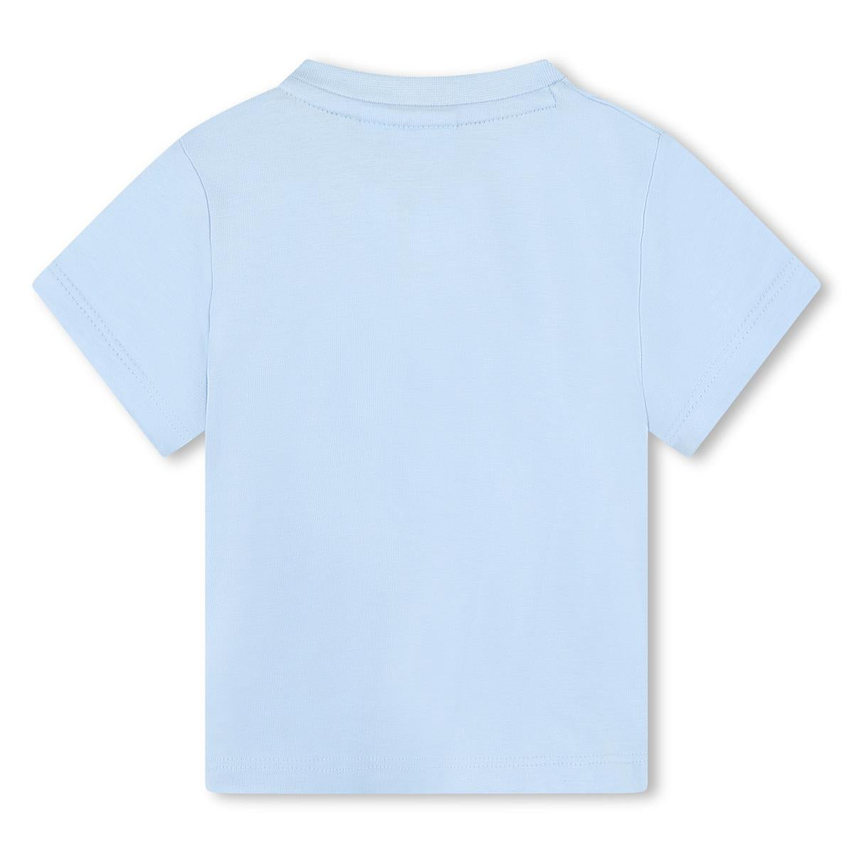 Baby Boys Light Blue Cotton T-Shirt