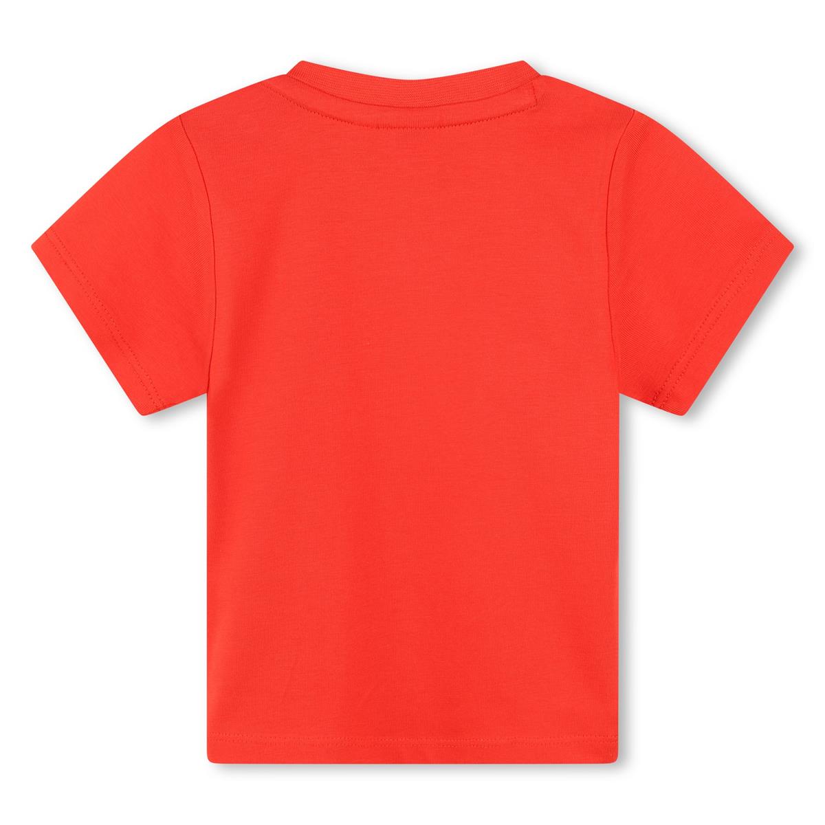 Baby Boys Red Cotton T-Shirt