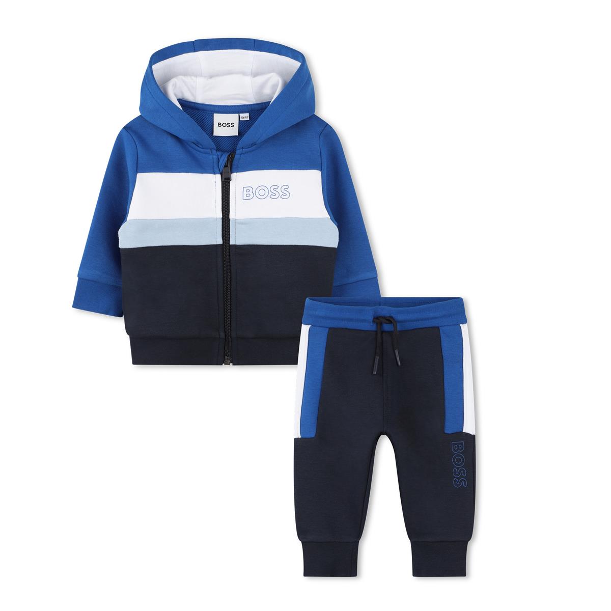 Baby Boys Blue Cotton Set