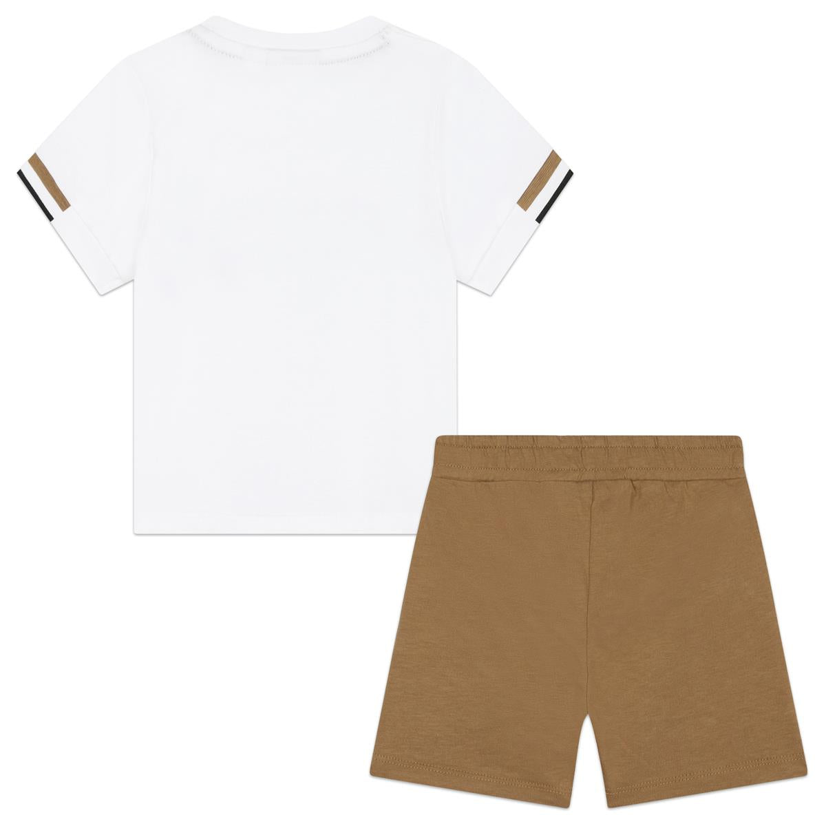 Baby Boys White Cotton Set