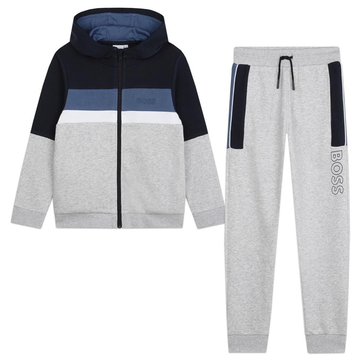 Boys Grey Cotton Set