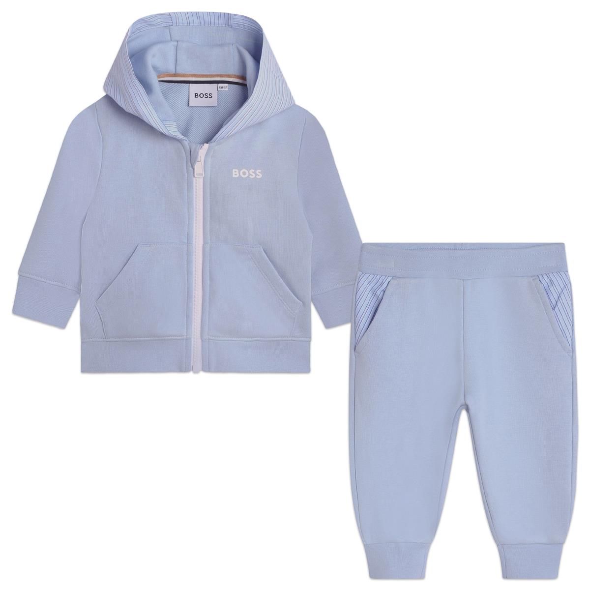 Baby Boys Light Blue Cotton Set