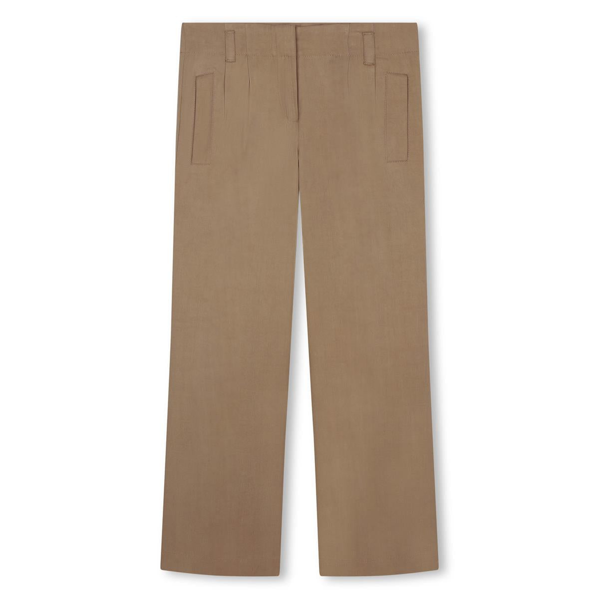 Girls Camel Trousers