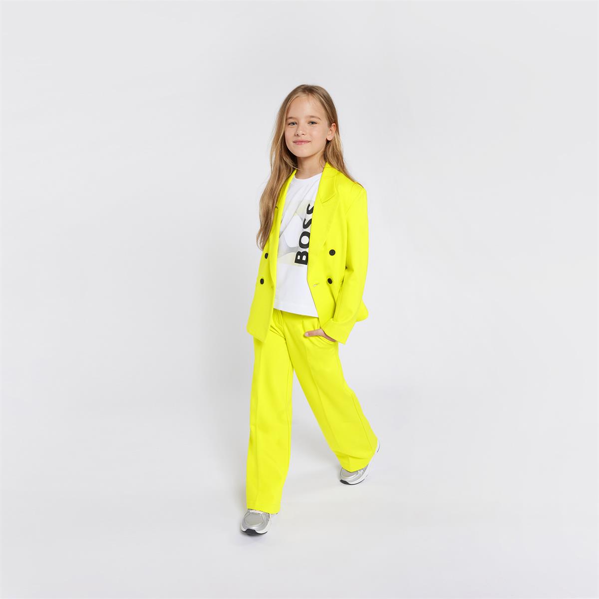 Girls Yellow Trousers