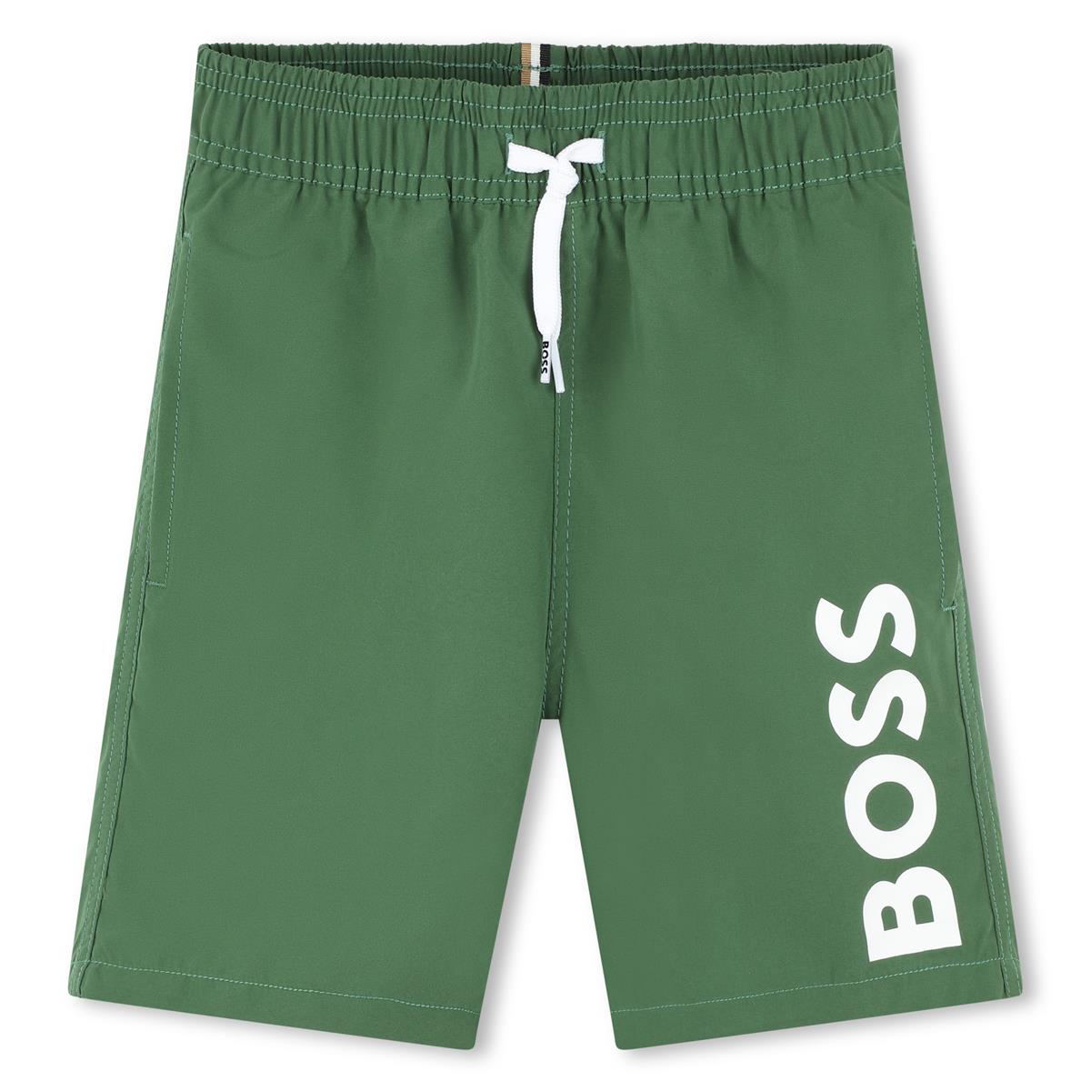 Boys Green Swim Shorts