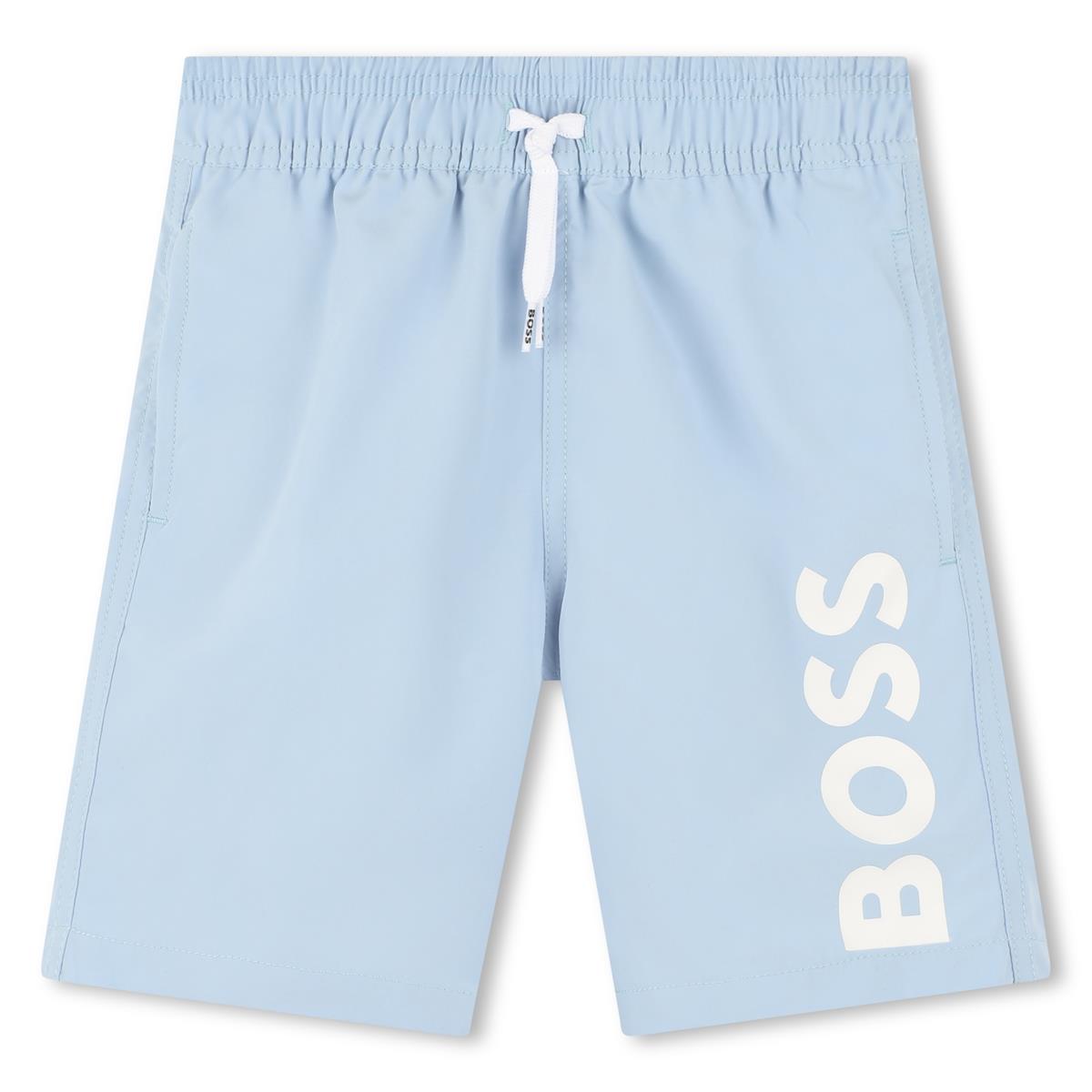 Boys Light Blue Swim Shorts