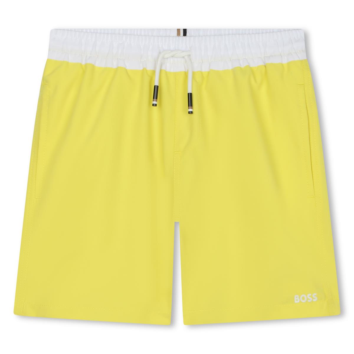 Boys Yellow Swim Shorts