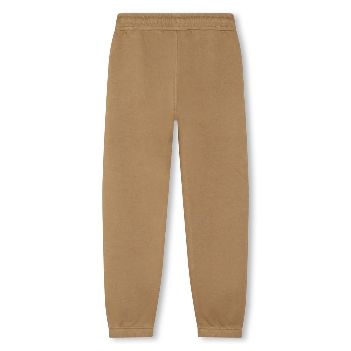 Boys Camel Cotton Trousers