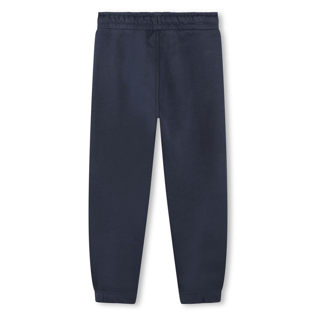 Boys Navy Cotton Trousers