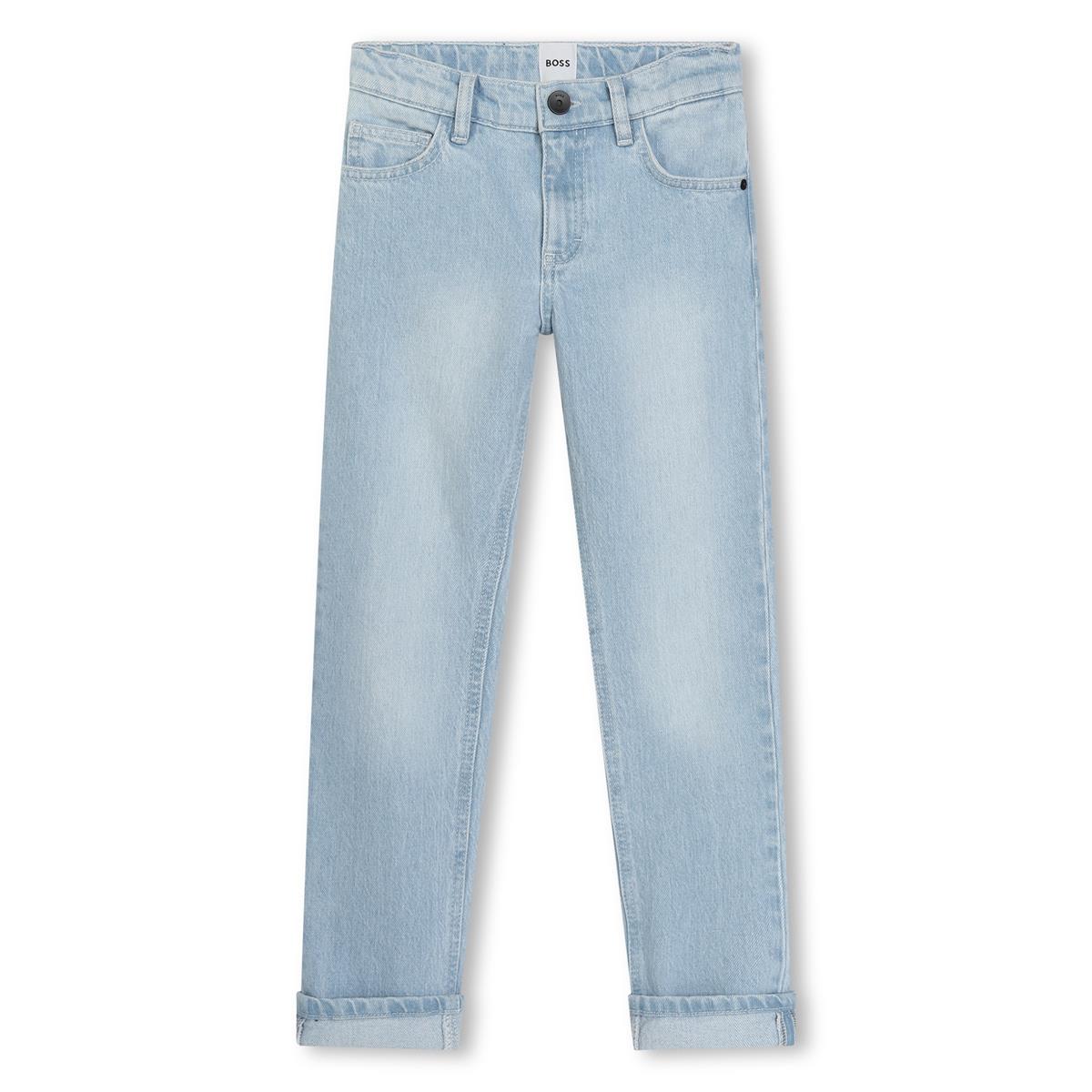 Boys Light Blue Denim Trousers