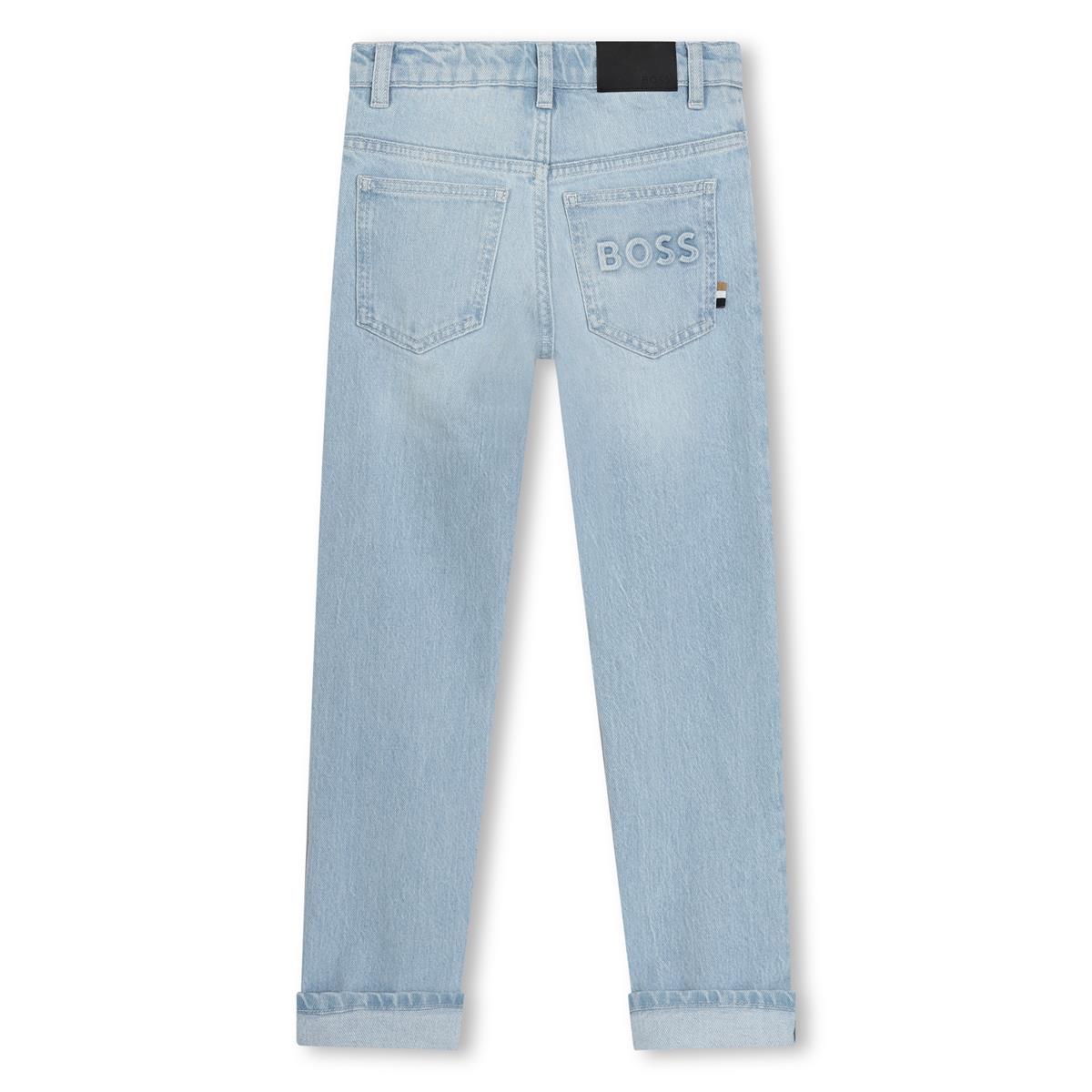 Boys Light Blue Denim Trousers