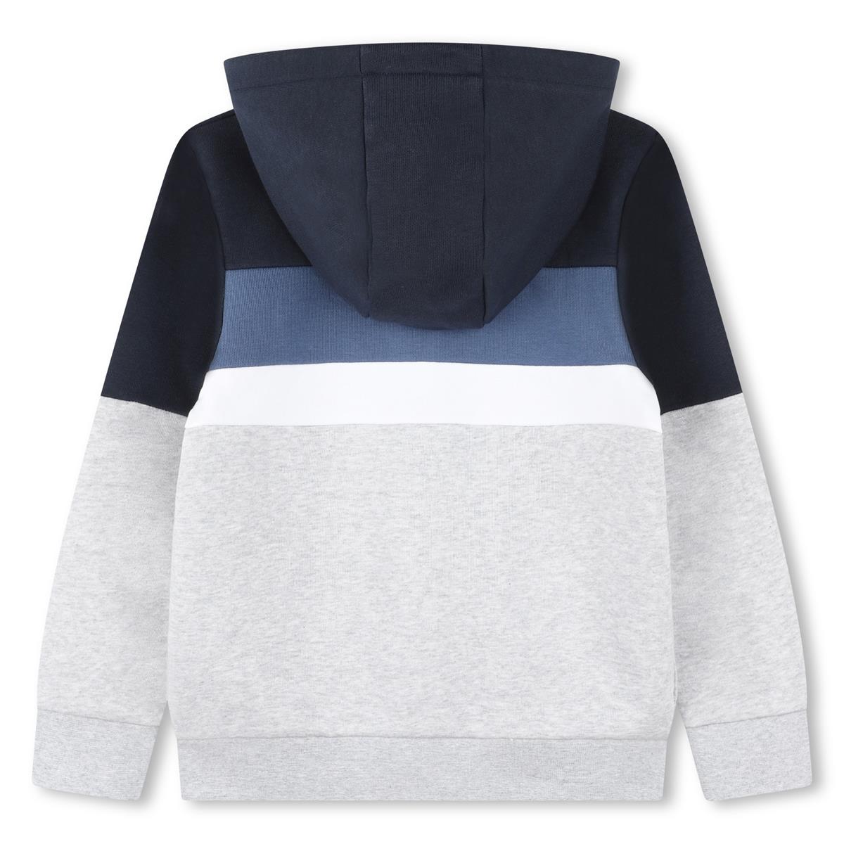 Boys Grey Zip-Up Top