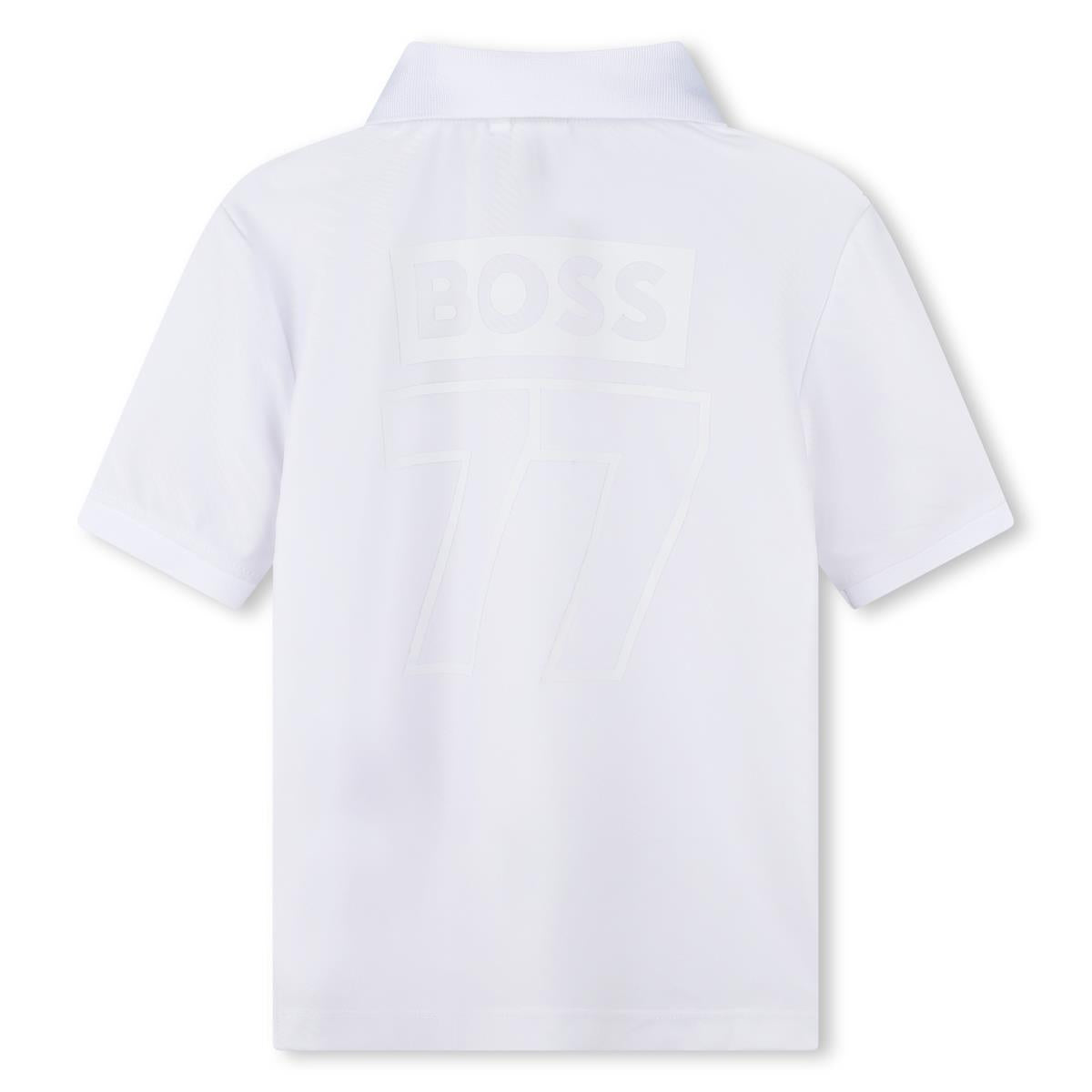 Boys White Polo Shirt