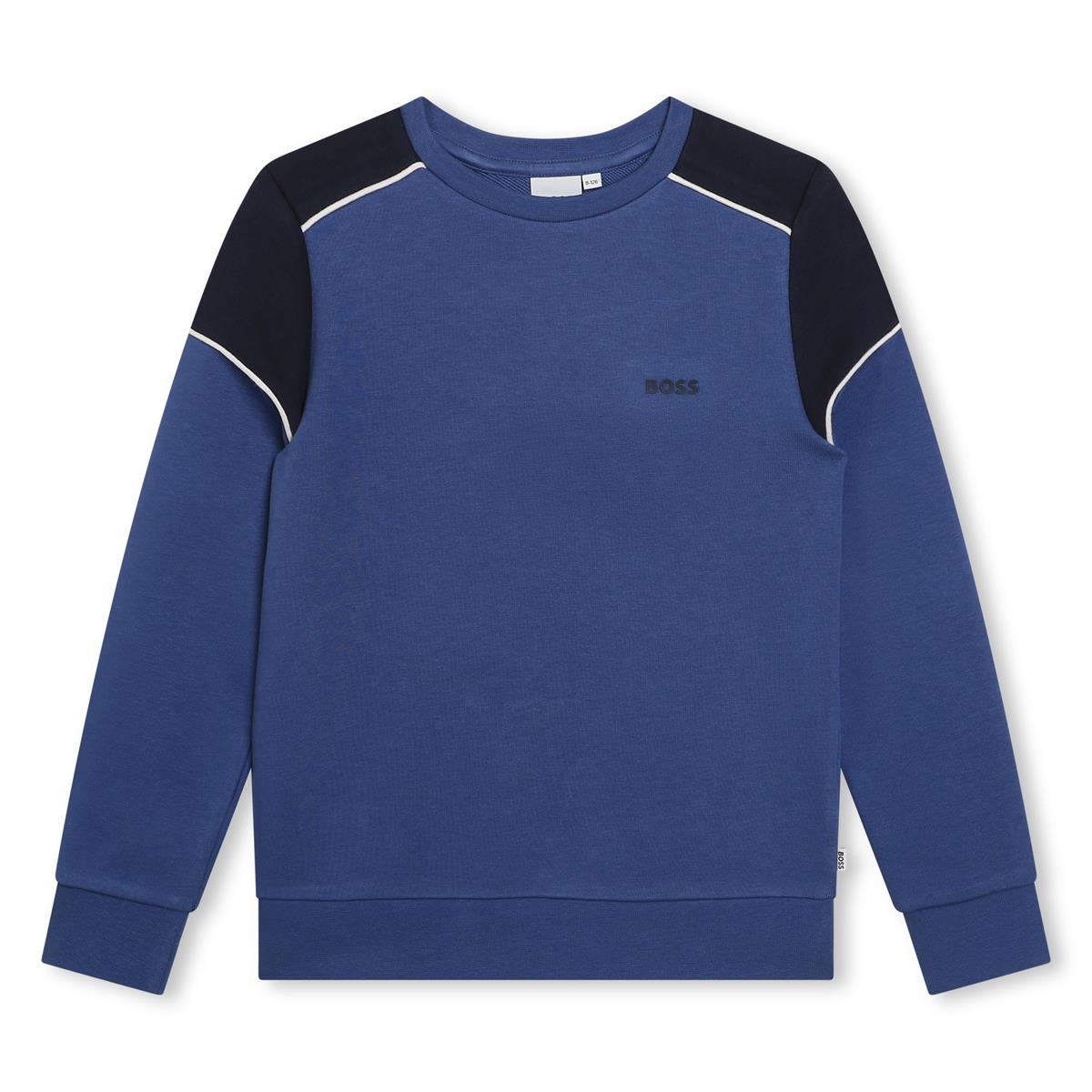 Boys Blue Cotton Sweatshirt