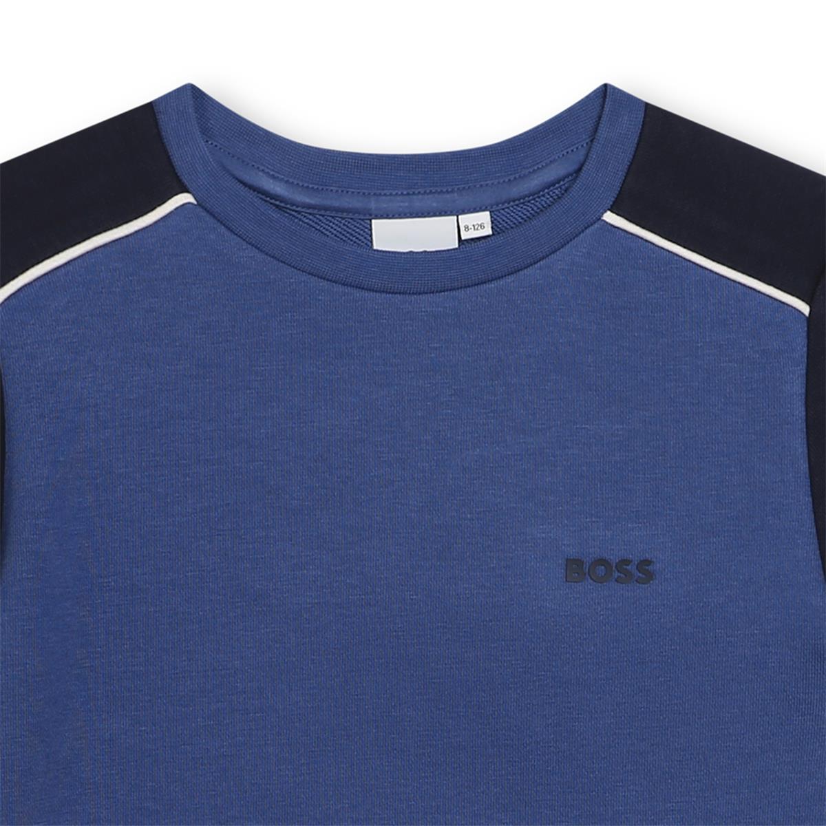 Boys Blue Cotton Sweatshirt