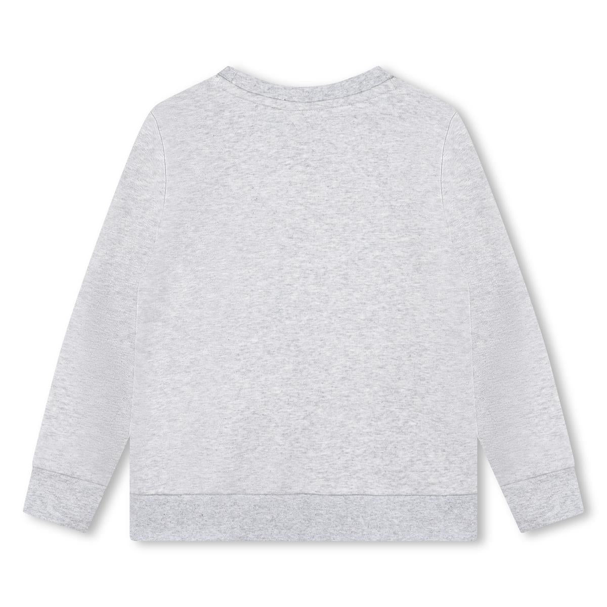 Boys Grey Cotton Sweatshirt