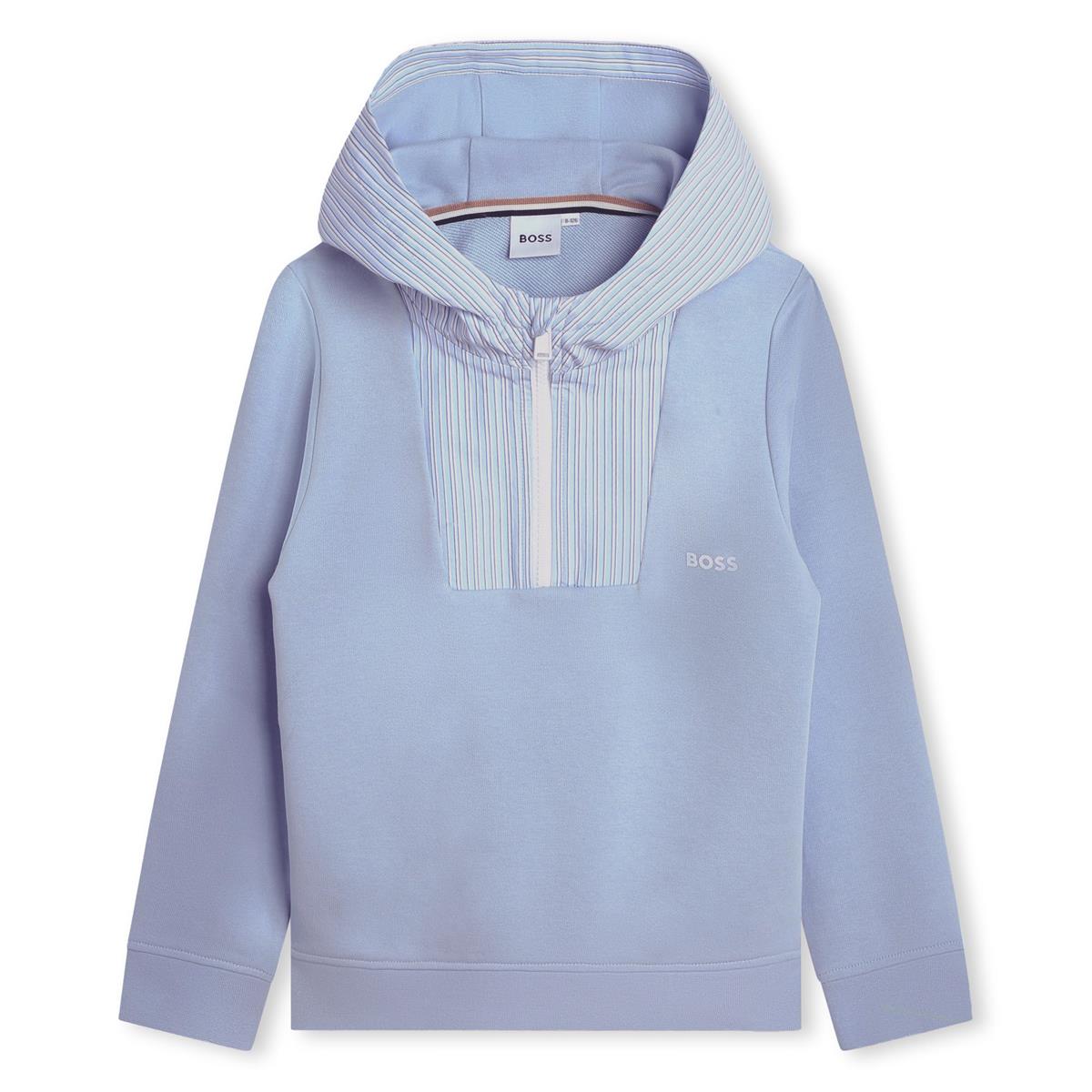 Boys Blue Hooded Sweatshirt