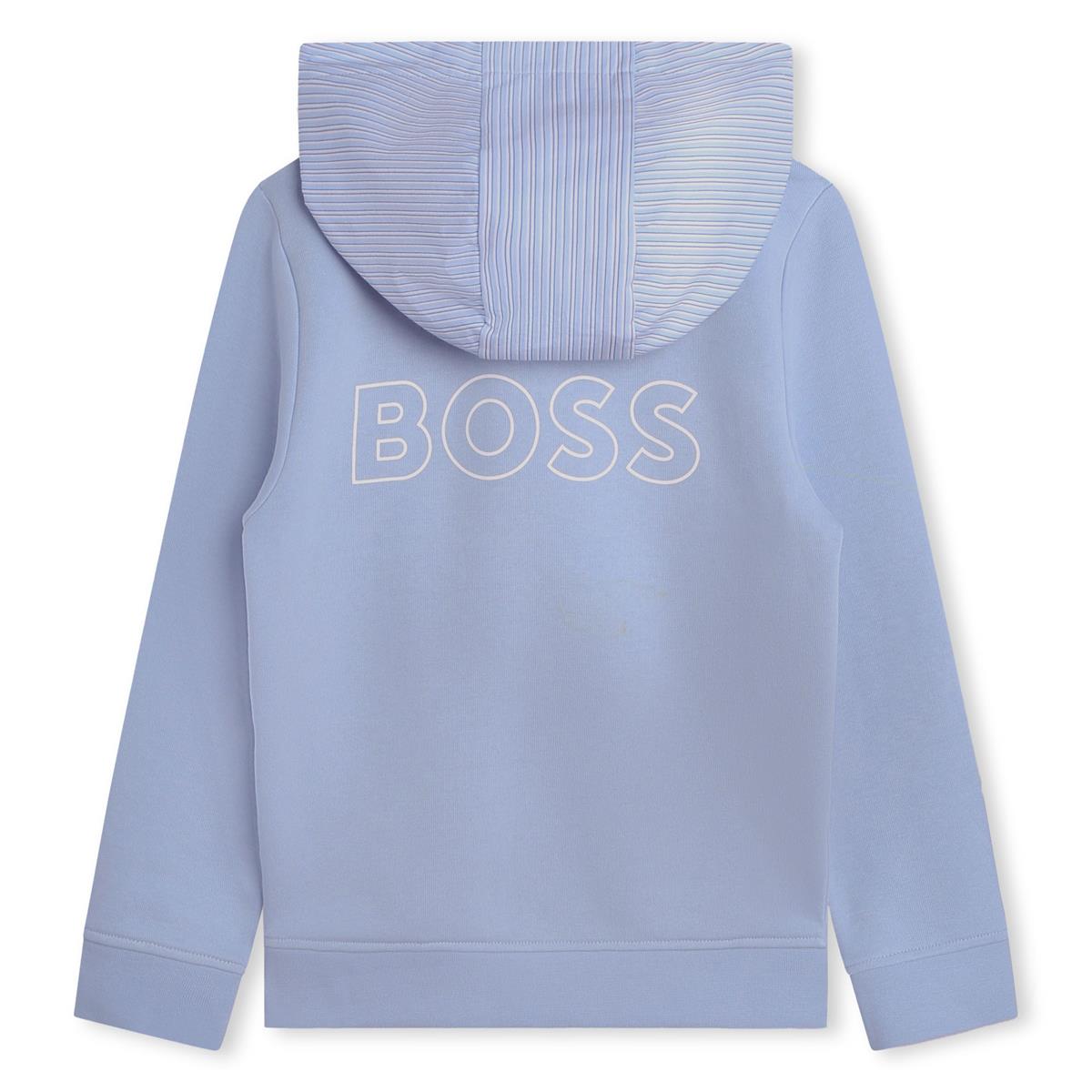 Boys Blue Hooded Sweatshirt