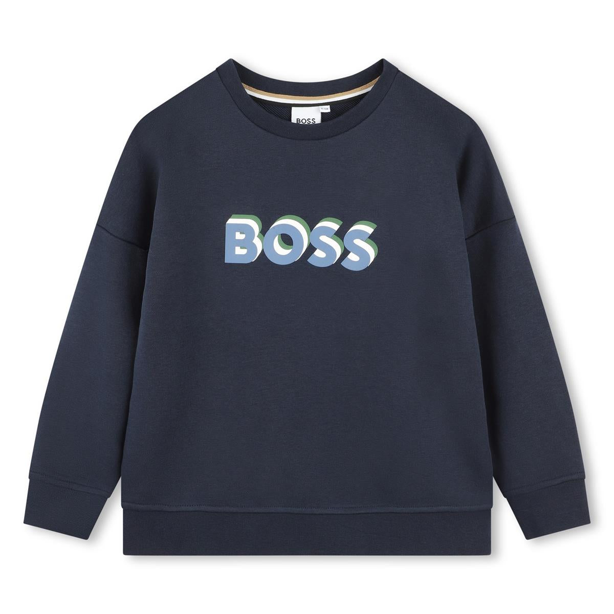 Boys Blue Cotton Sweatshirt