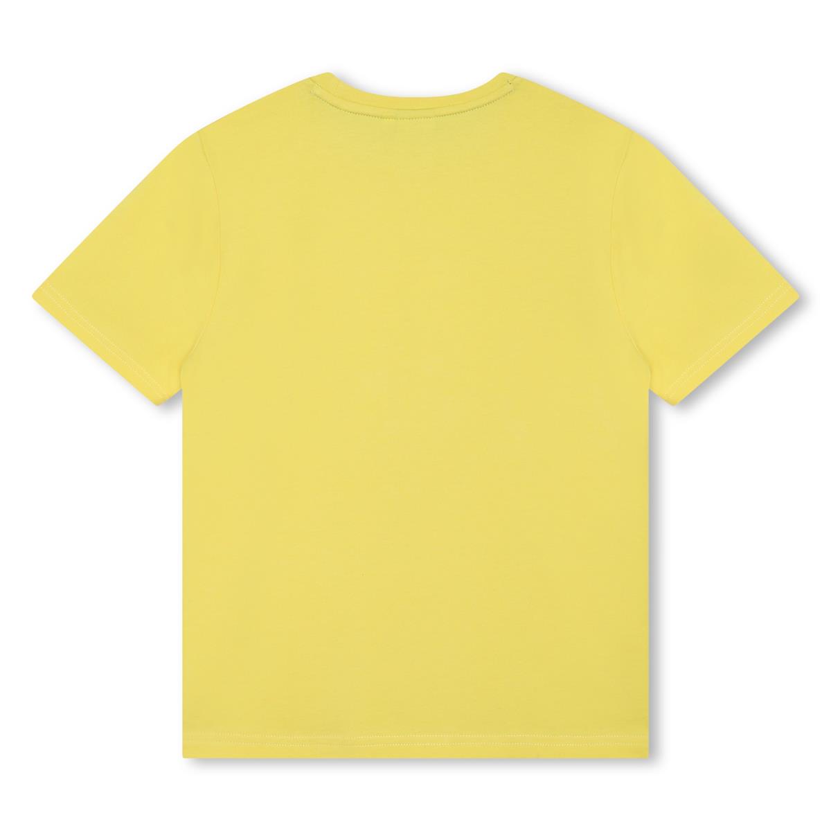 Boys Yellow Cotton T-Shirt