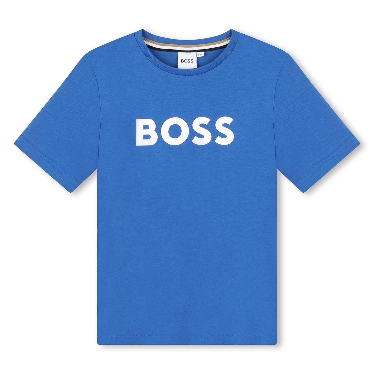 Boys Blue Cotton T-Shirt