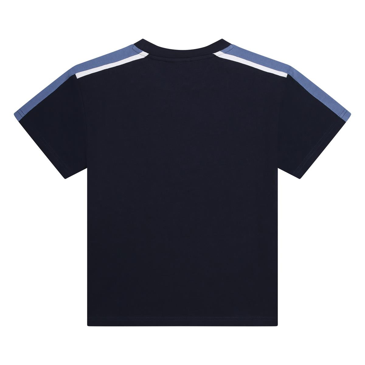 Boys Navy Cotton T-Shirt