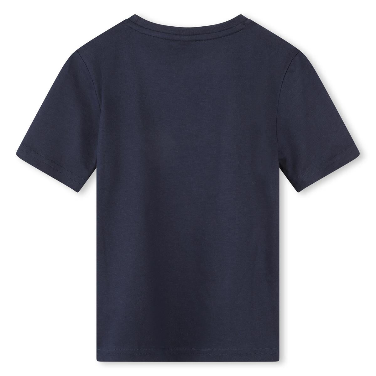 Boys Navy Cotton T-Shirt