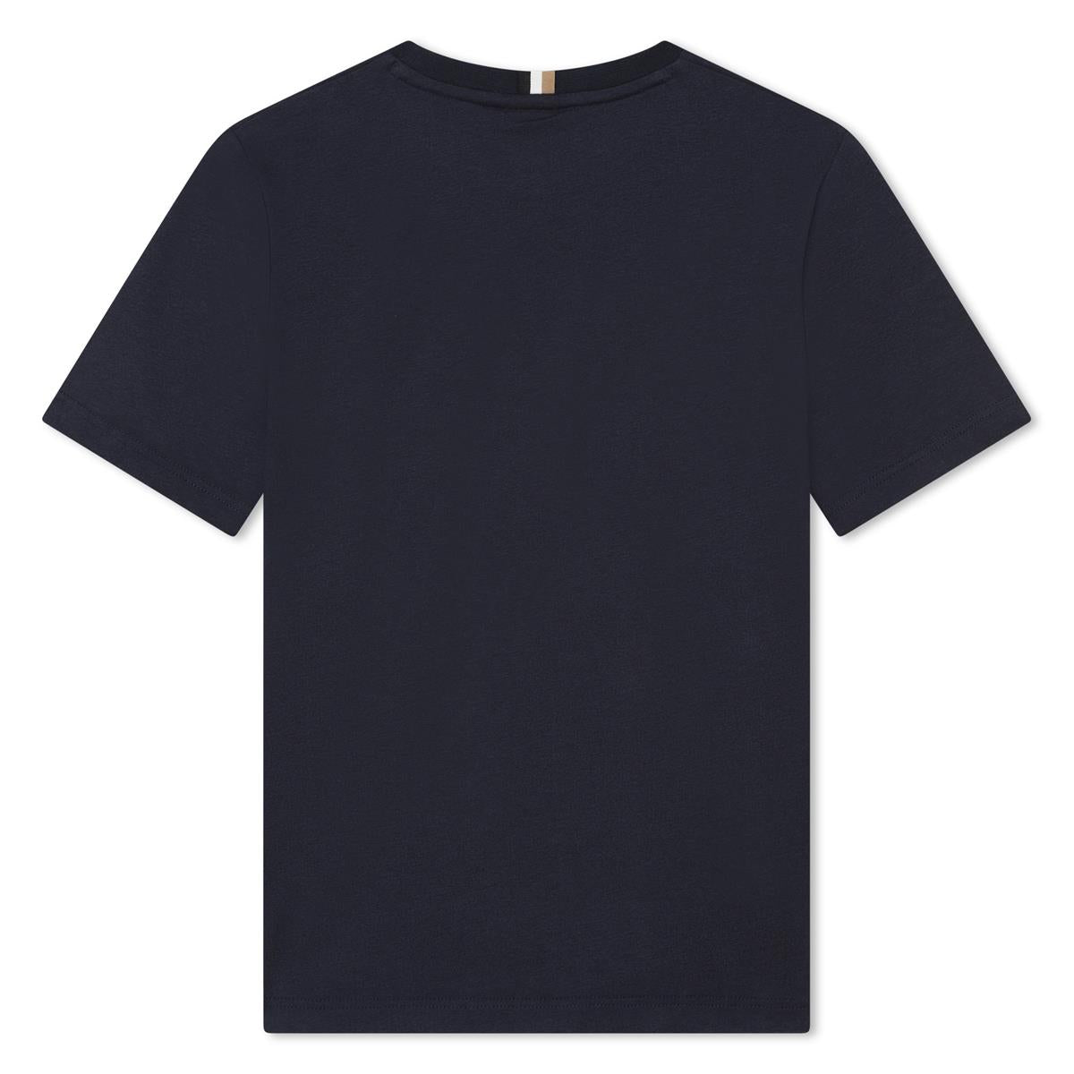 Boys Navy Cotton T-Shirt