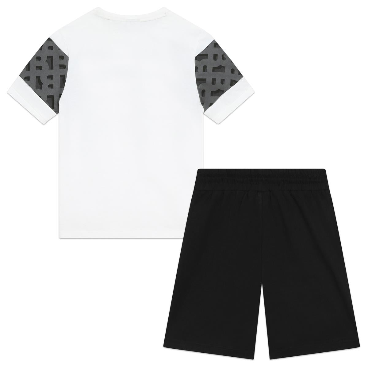 Boys White Cotton Set