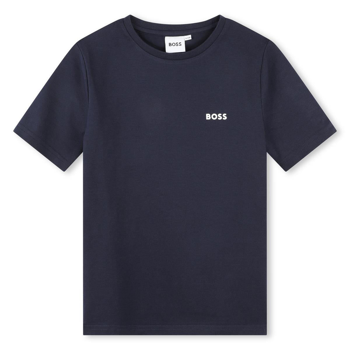 Boys Blue Cotton T-Shirt Set(2 Pack)
