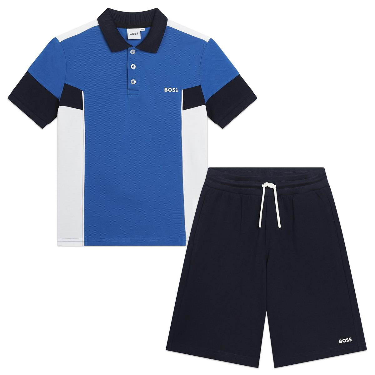 Boys Blue Cotton Set