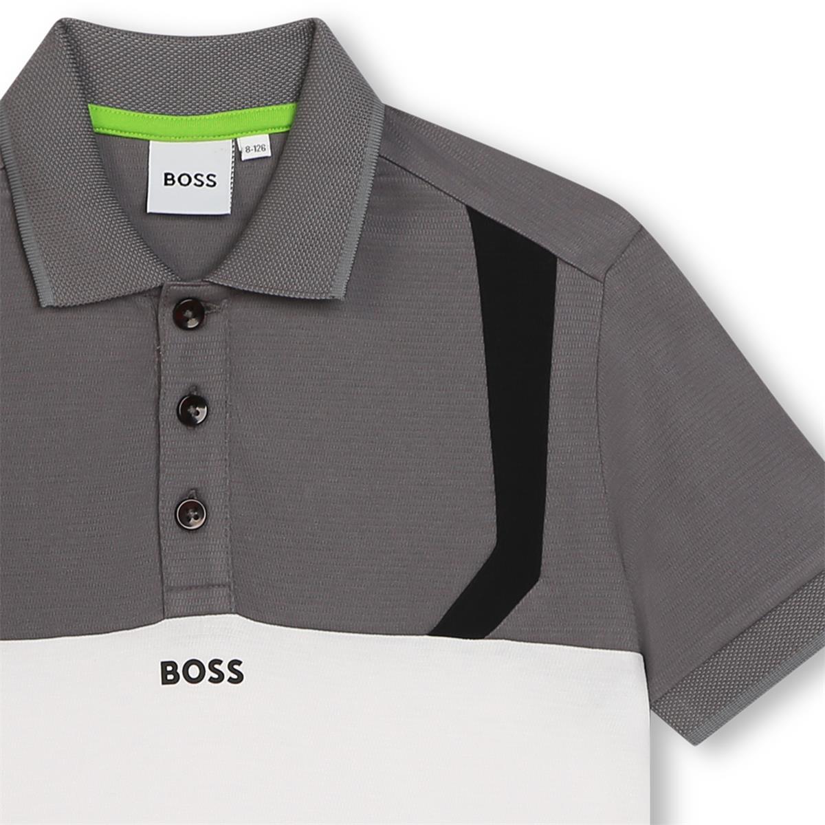 Boys Grey Polo Shirt