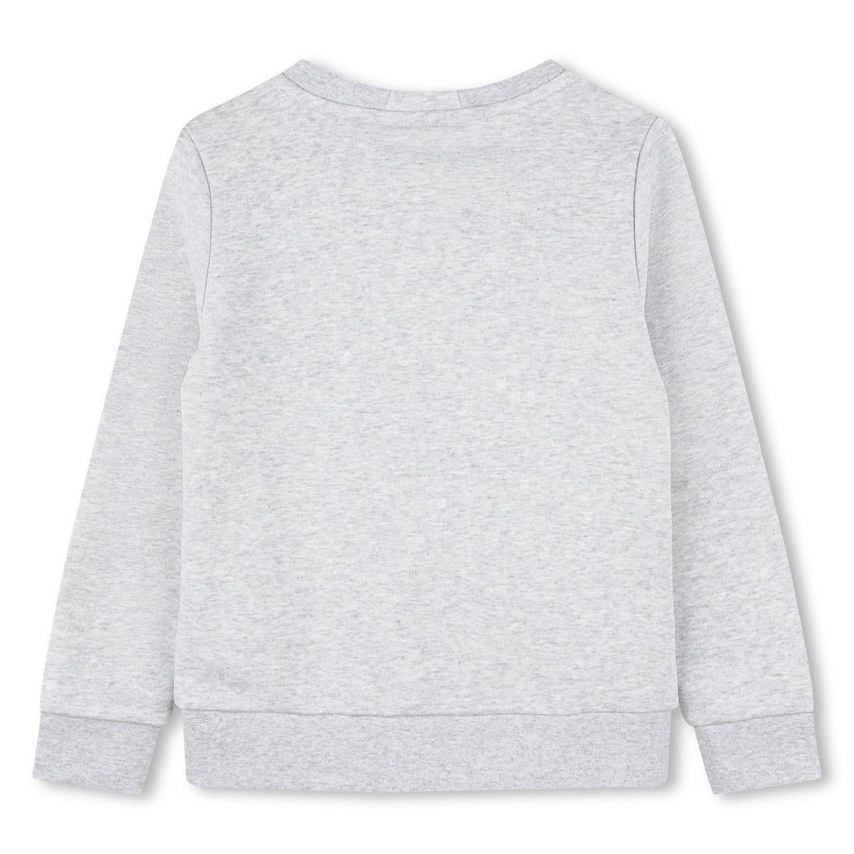 Boys Grey Cotton Sweatshirt