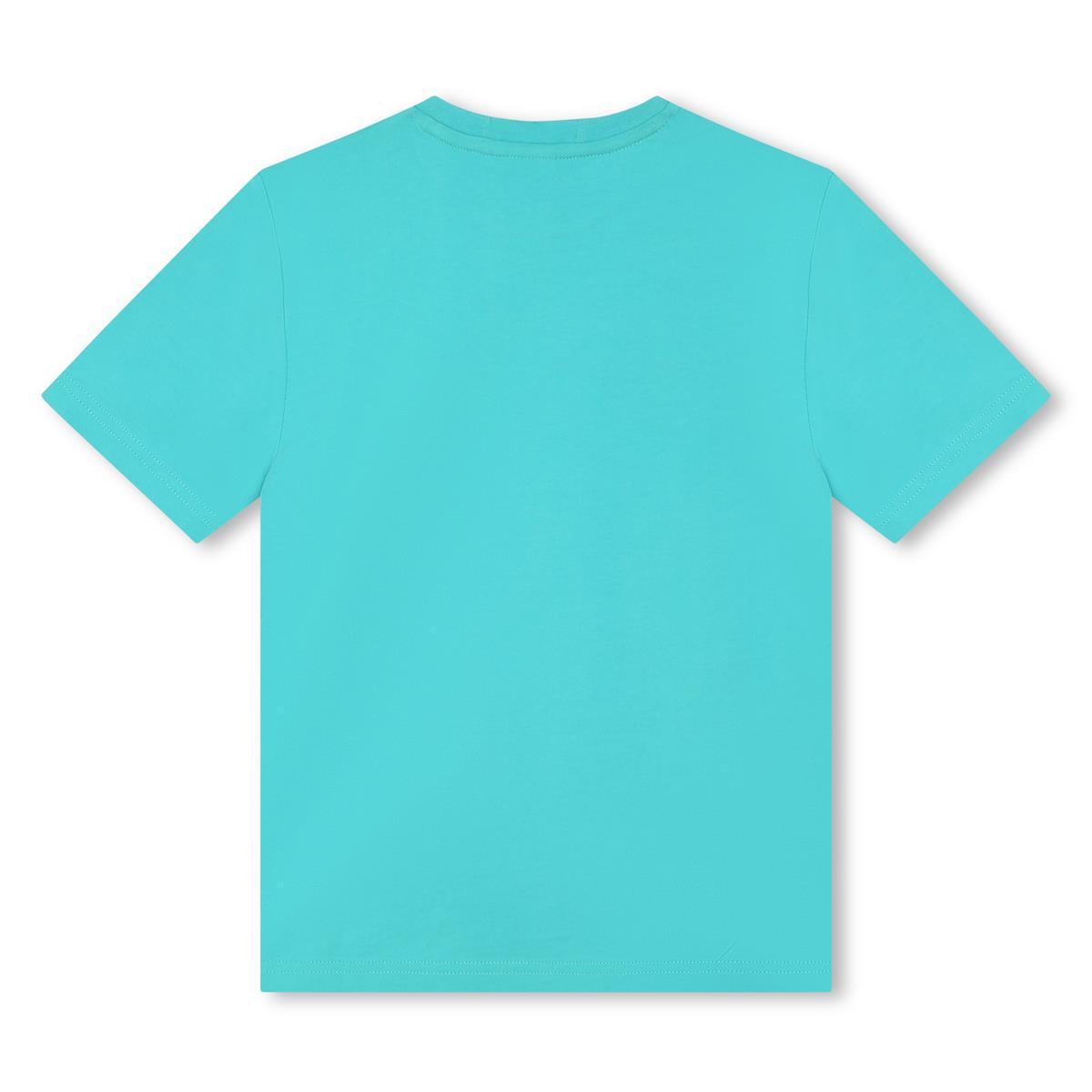 Boys Green Cotton T-Shirt