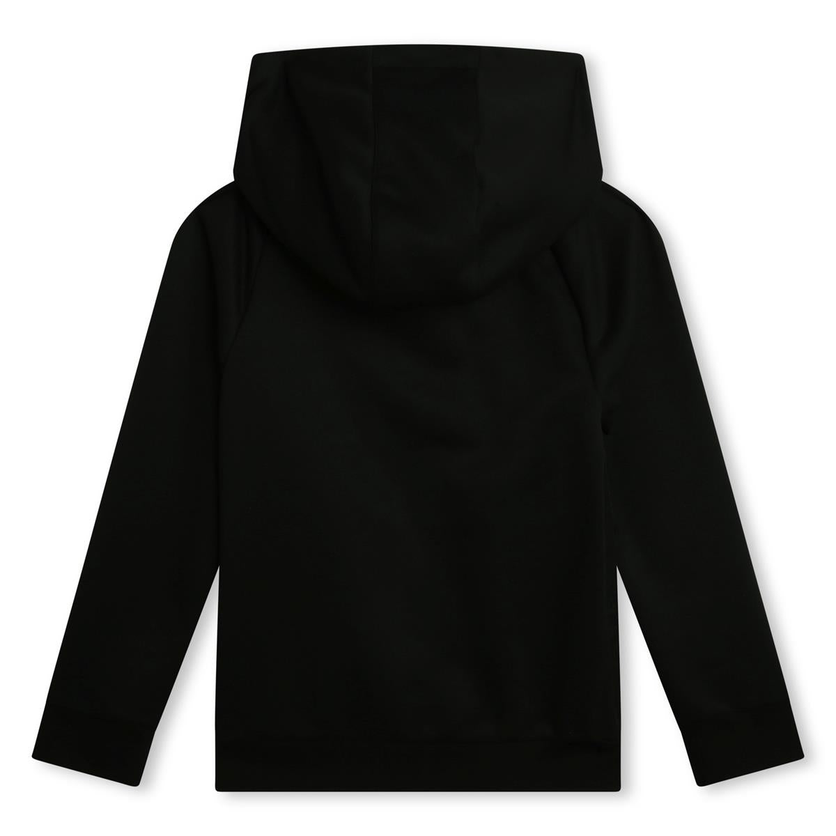 Boys Black Zip-Up Top