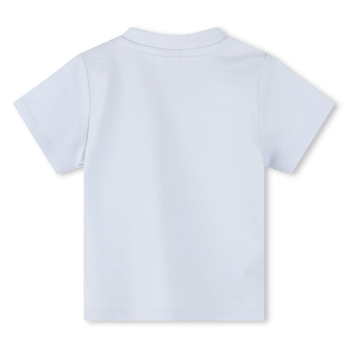 Baby Boys Light Blue Cotton T-Shirt
