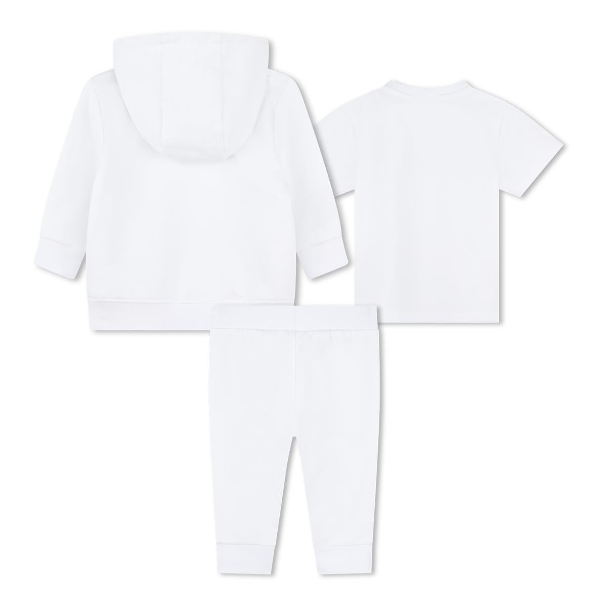 Baby Boys White Cotton Set