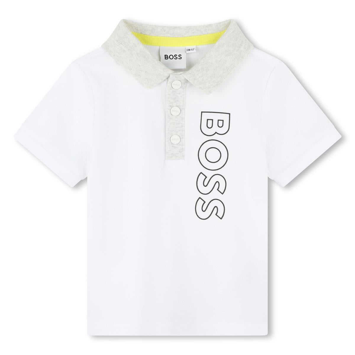 Baby Boys White Cotton Set