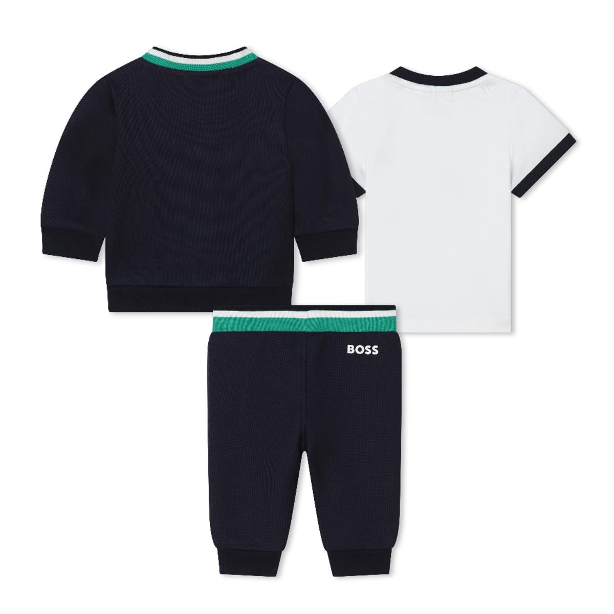 Baby Boys Navy Cotton Set