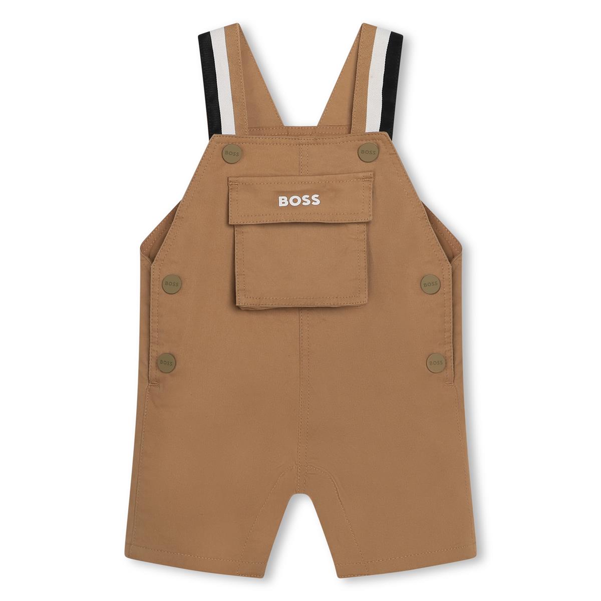 Baby Boys Camel Jumpsuit