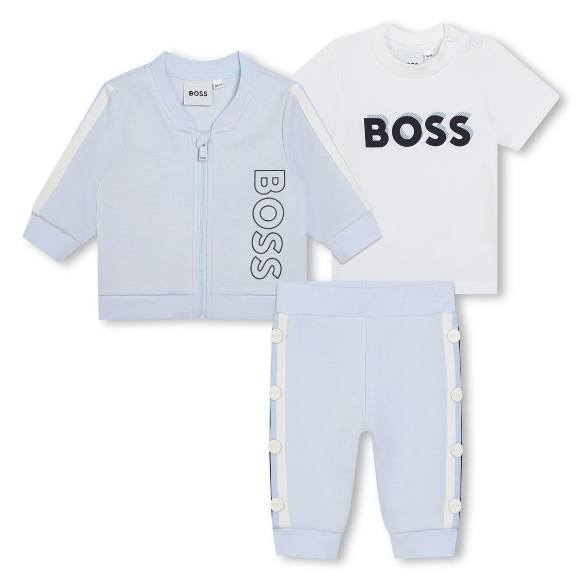 Baby Boys Light Blue Cotton Set