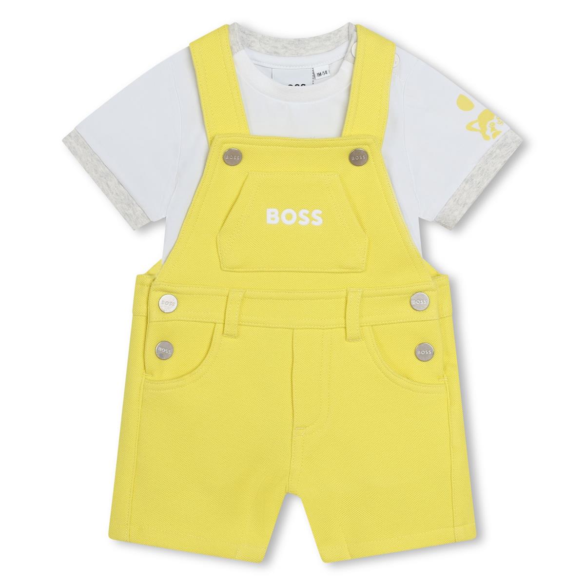 Baby Boys Yellow Cotton Set