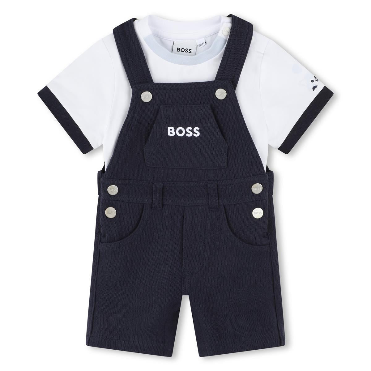 Baby Boys Navy Cotton Set