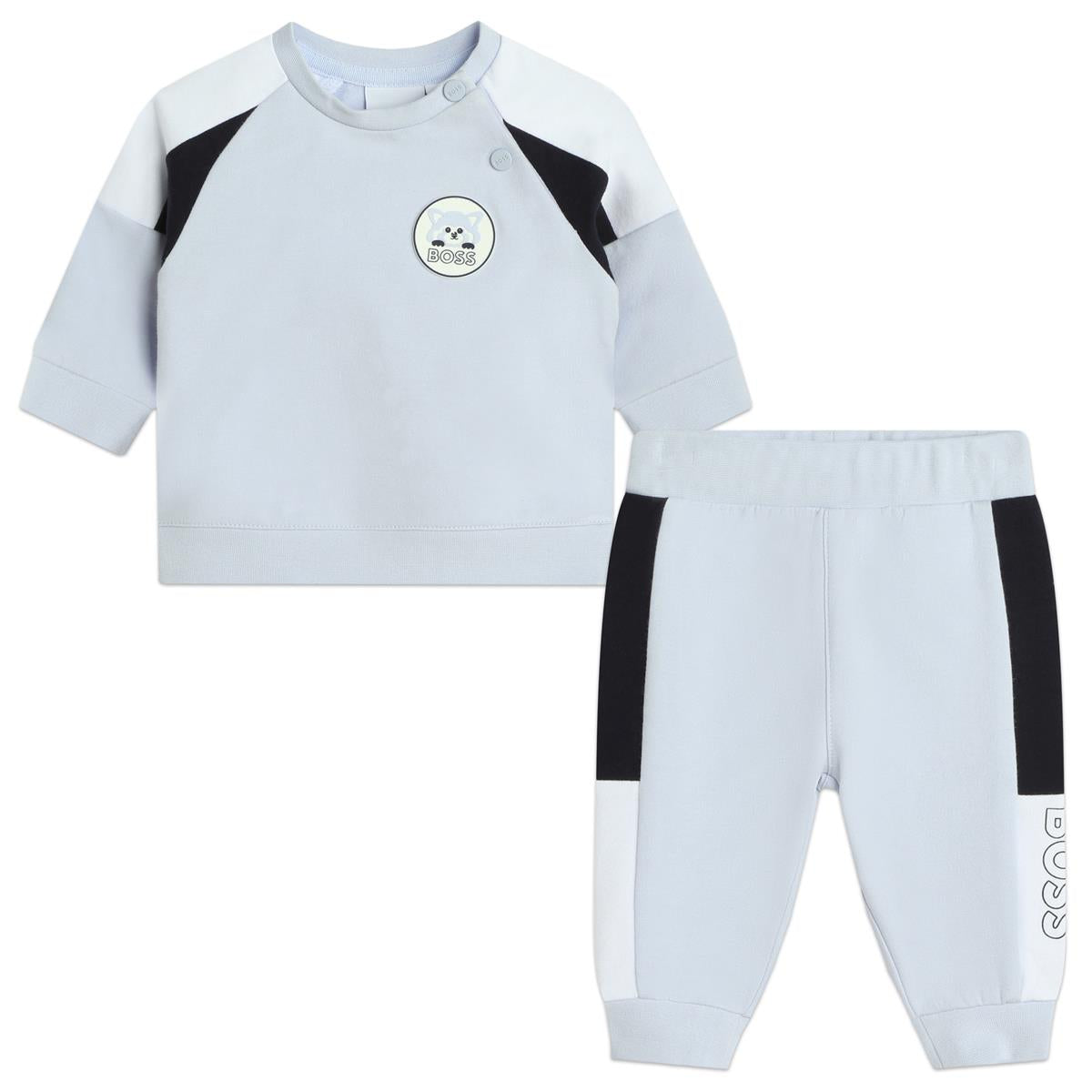 Baby Boys Light Blue Cotton Set