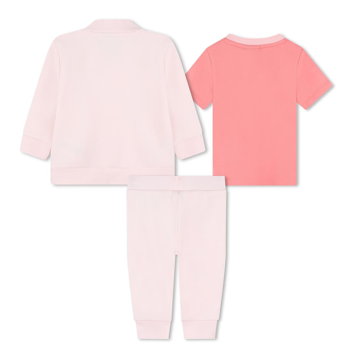 Baby Girls Pink Cotton Set