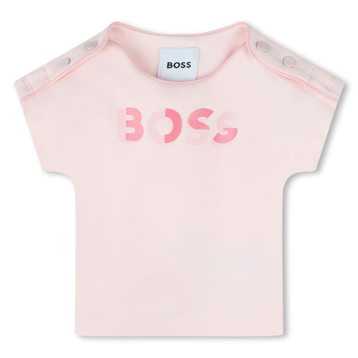 Baby Girls Pink Cotton Set