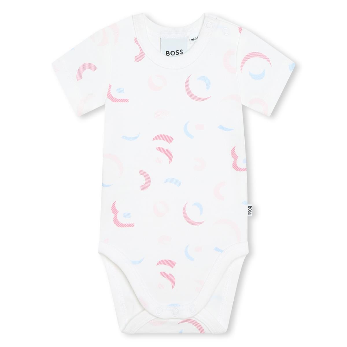 Baby Girls Pink Cotton Babysuit Set(2 Pack)