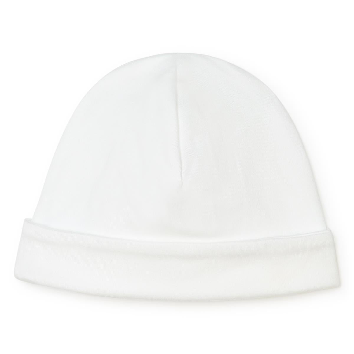 Baby Boys White Cotton Hat